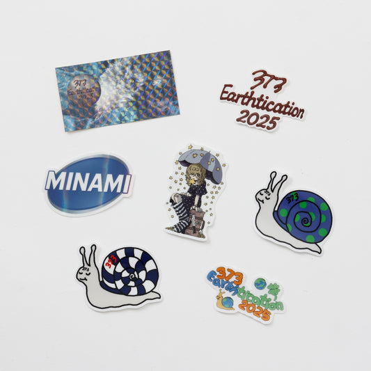 373 Earthtication Flake Sticker Set of 7pcs