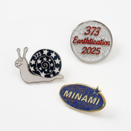 373 Earthtication Pin Badge Set of 3pcs