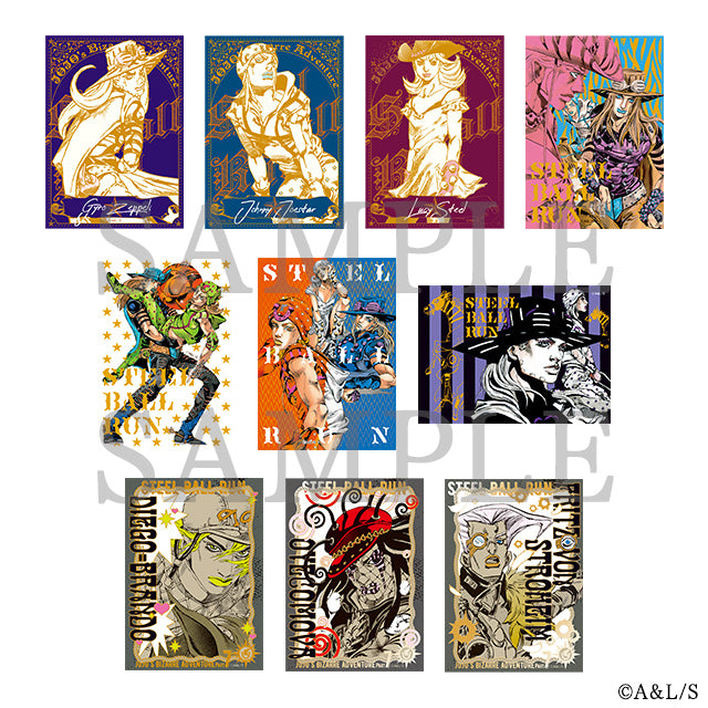 Foil-stamped Clear Card Collection A <JOJOCARAVAN>