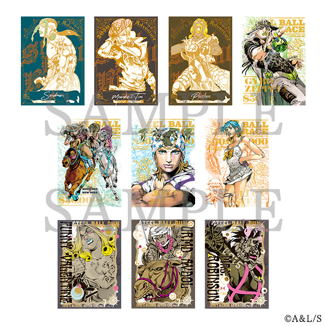 Foil-stamped Clear Card Collection B <JOJOCARAVAN>
