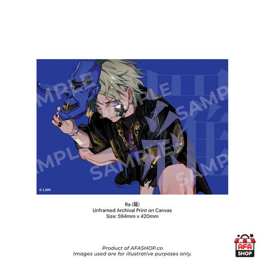 羅 RA - A2 Canvas Print (Art by LAM)