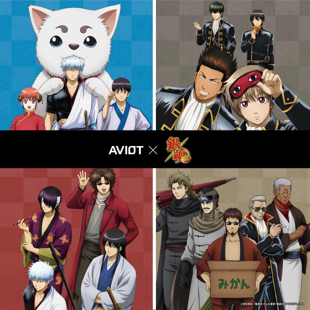 AVIOT TE-V1R-GTY-ASI Gintama Yorozuya Collaboration Wireless Earbuds
