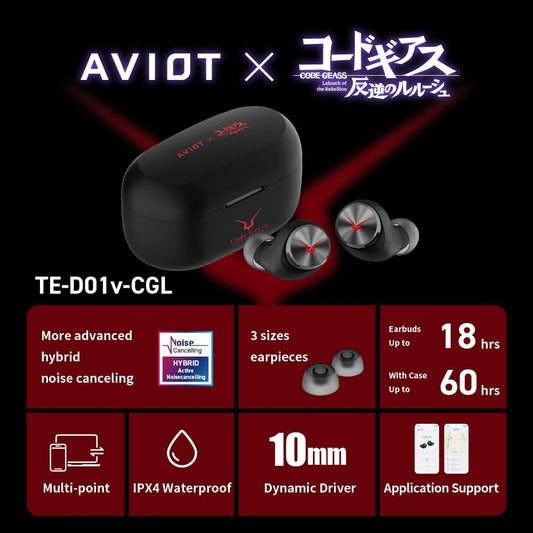 AVIOT TE-D01v-CGL Code Geass Lelouch of the Rebellion collaboration model