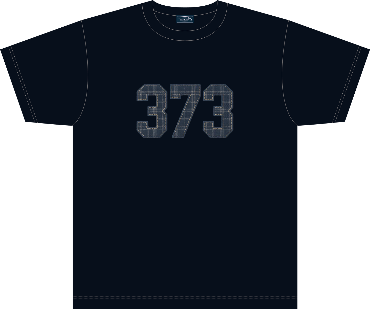 373 tartan T-Shirt (DEEP SEA)