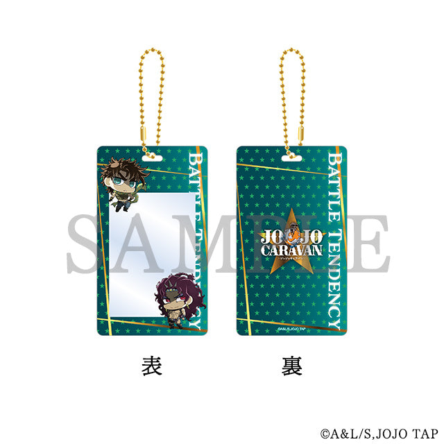 Chimi-chara Acrylic Card Case Holder B Battle Tendency <JOJOCARAVAN>