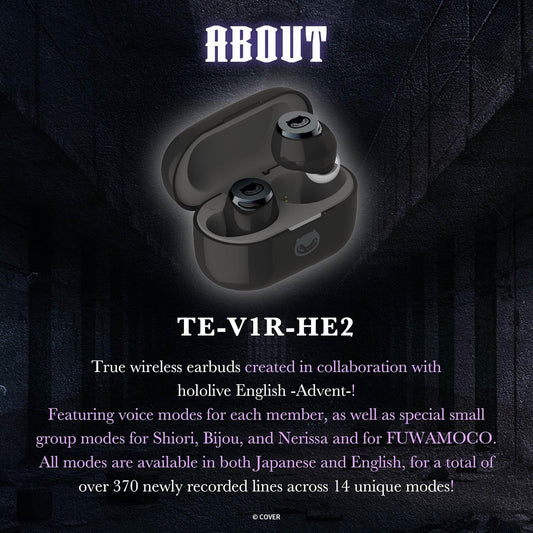 AVIOT TE-V1R-HE2 hololive English -Advent- Collaboration Wireless Earbuds