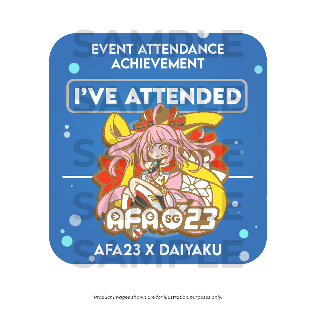B2 AFA x Daiyaku 活動出席徽章