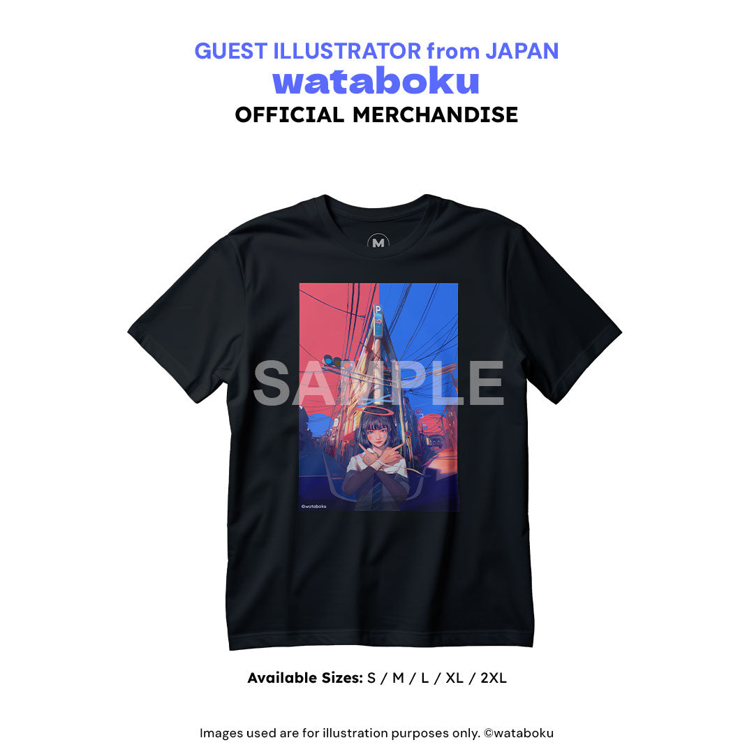 BLACK T-SHIRT - CSF24 wataboku Art Exhibition
