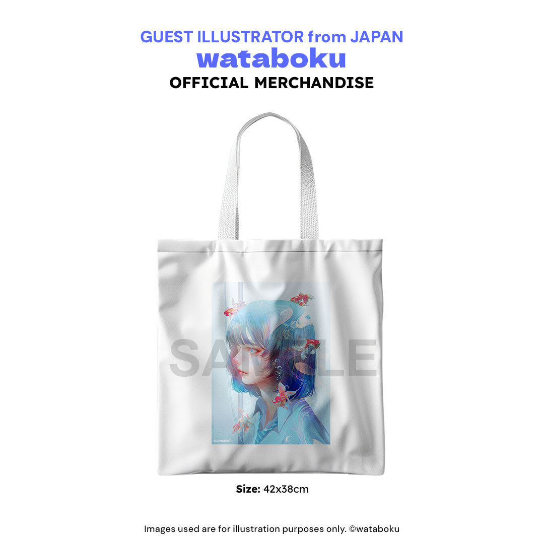 "CSF24 wataboku Art Exhibition Canvas Totebag"