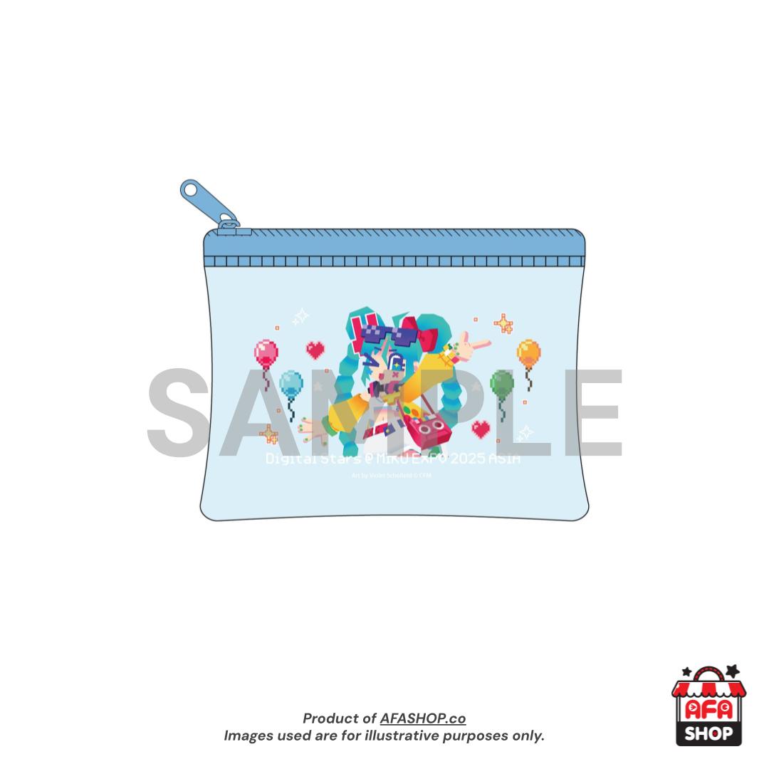 Digital Star @ MIKU EXPO 2025 ASIA PVC Clear Pouch (Art by Violet Schofield)