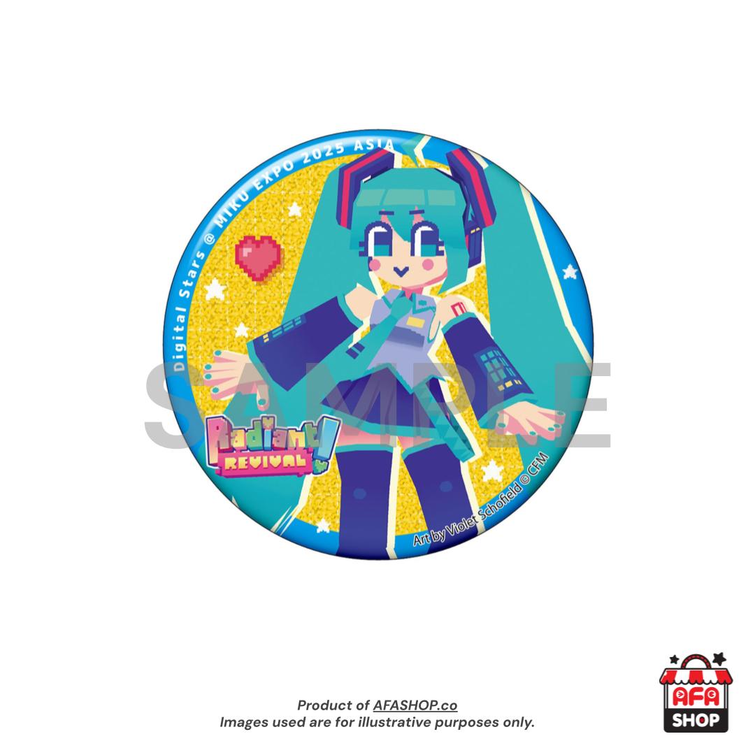 Digital Star @ MIKU EXPO 2025 ASIA Glitter Badge (Art by Violet Schofield)
