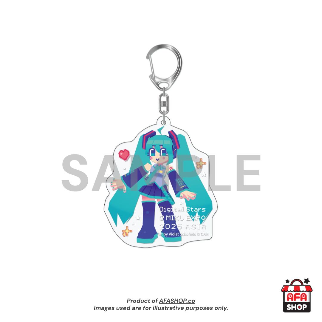 Digital Star @ MIKU EXPO 2025 ASIA Acrylic Keychain (Art by Violet Schofield)