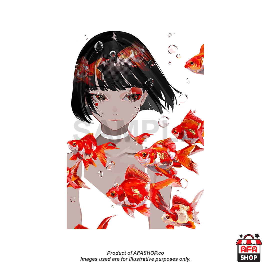 A3 Poster - 更紗琉金 "Sarasaryukin"