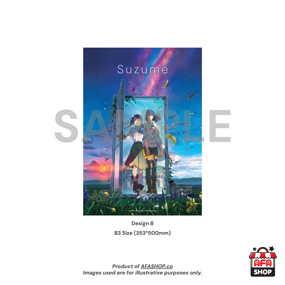 Suzume no Tojimari B3 Poster