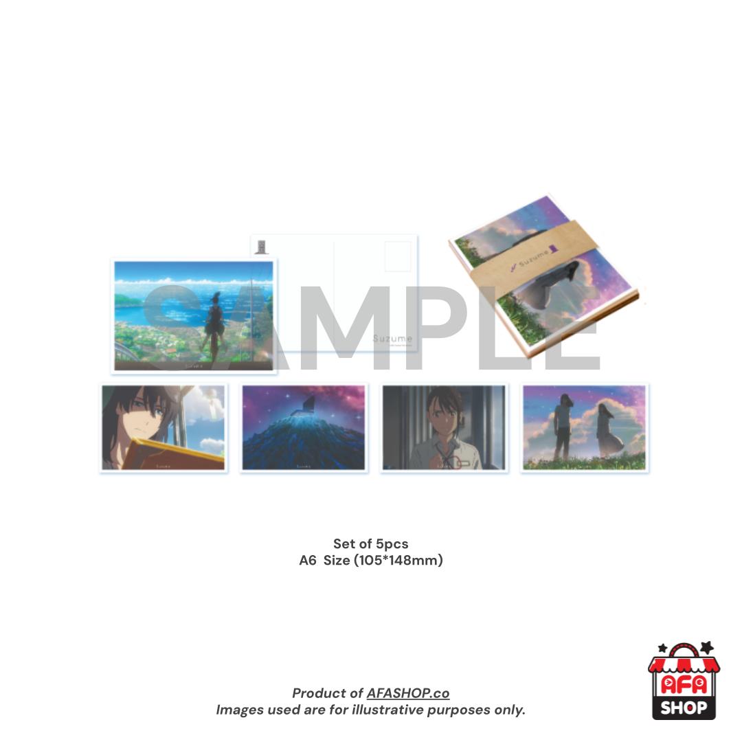 Suzume no Tojimari A6 Postcard Set of 5pcs