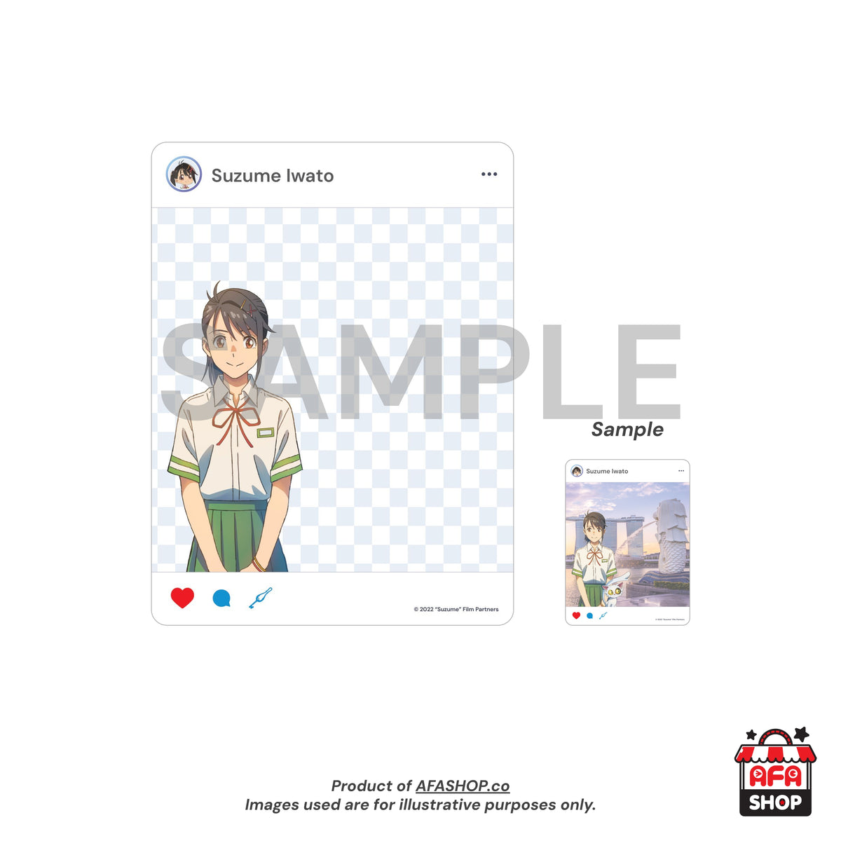 Suzume no Tojimari Insta Style Acrylic Card (Suzume Iwato)