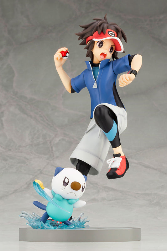 Pokémon Nate with Oshawott ARTFX J STATUE