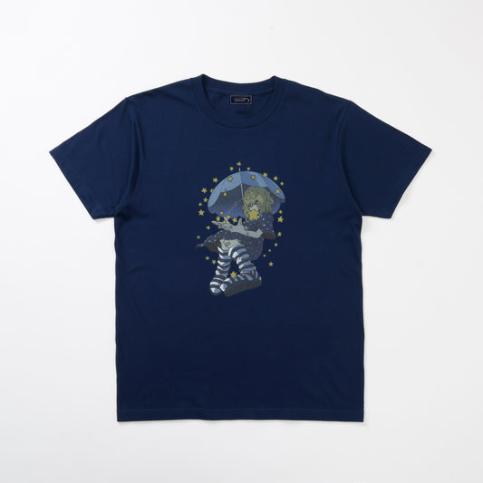 373 Star Syndrome Girl Vintage Style T-Shirt (EARTH BLUE)