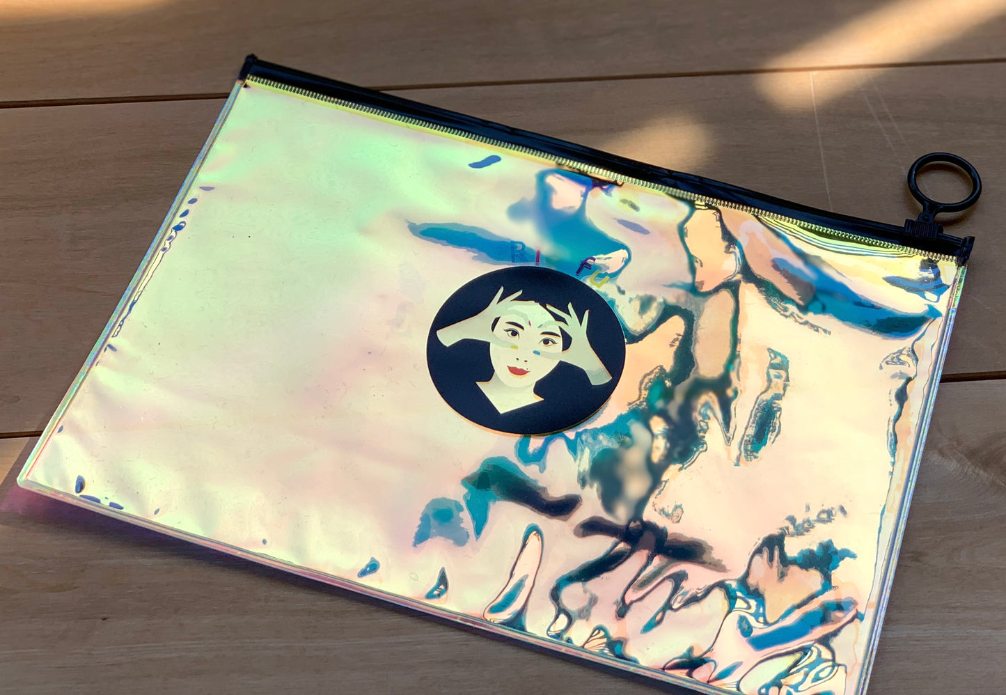Rie fu Aurora clear pouch