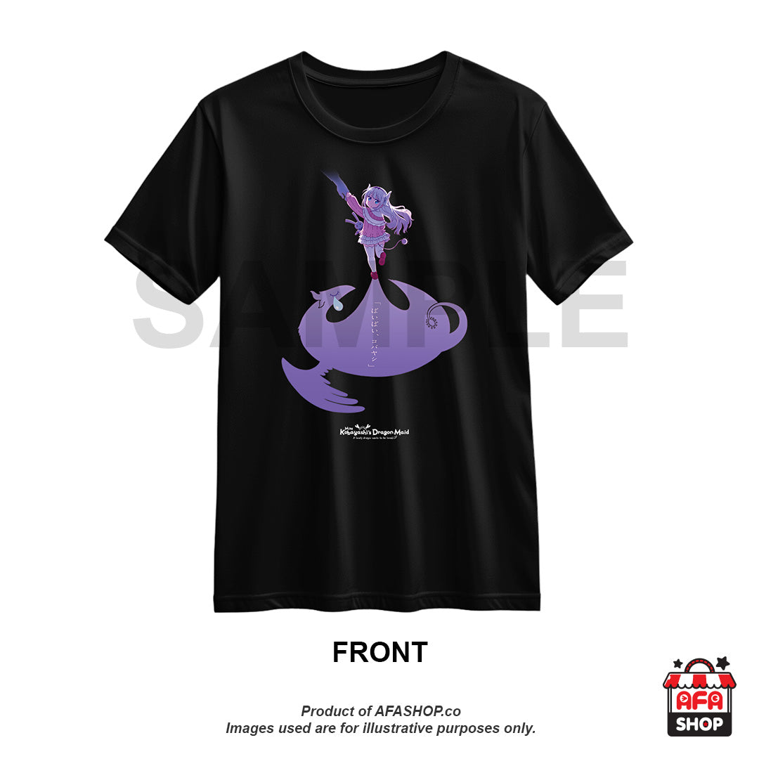Miss Kobayashi's Maid Dragon "A lonely dragon wants to be loved" Black T-Shirt