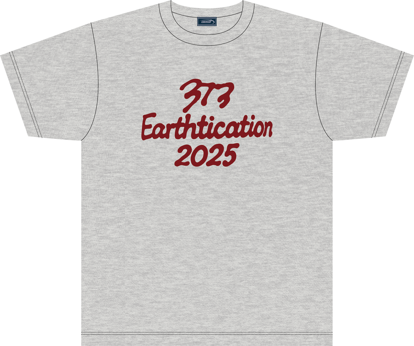 373 Earthtication 2025 Ketchup T-Shirt (STONE)