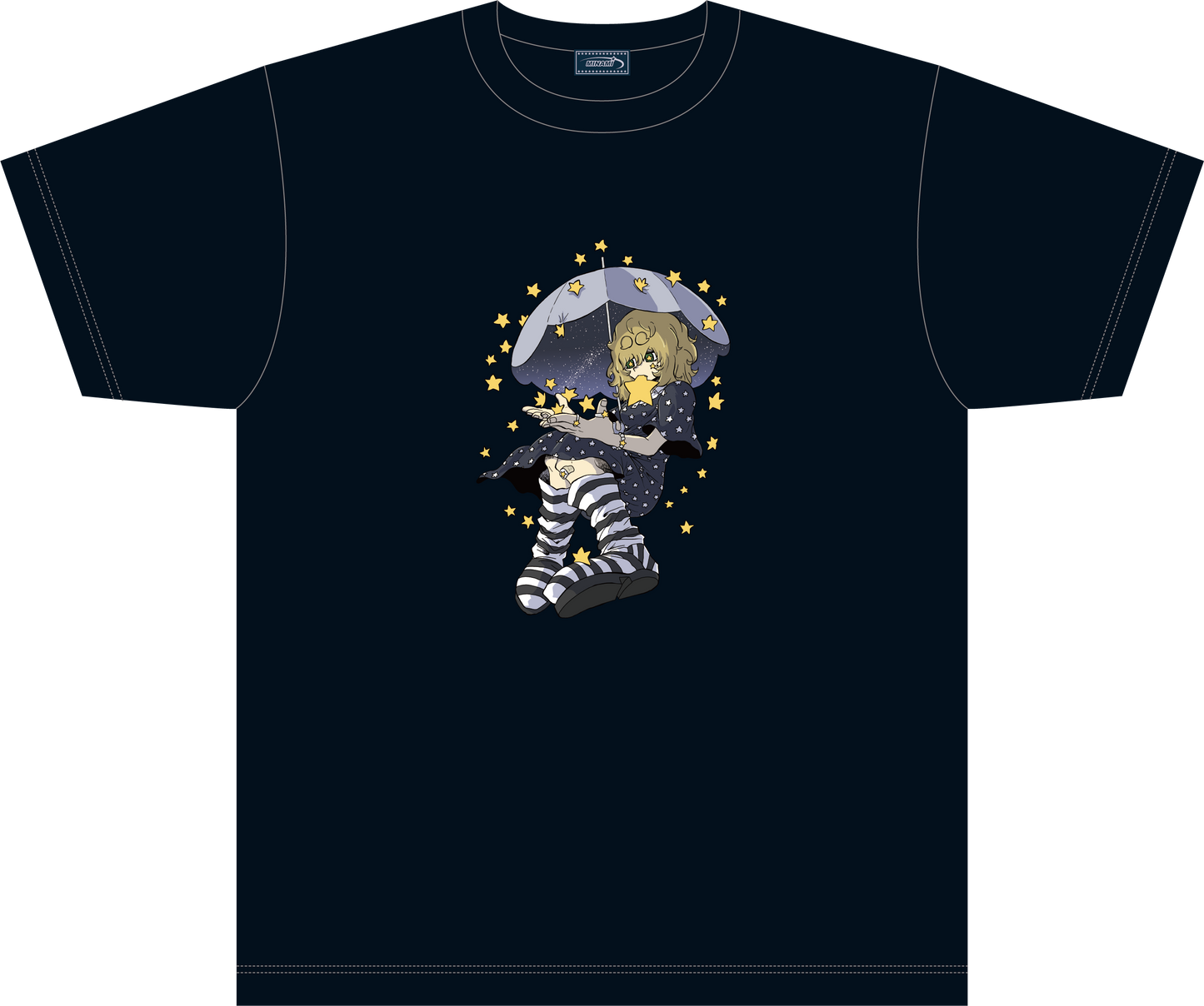 373 Star Syndrome Girl Vintage Style T-Shirt (EARTH BLUE)