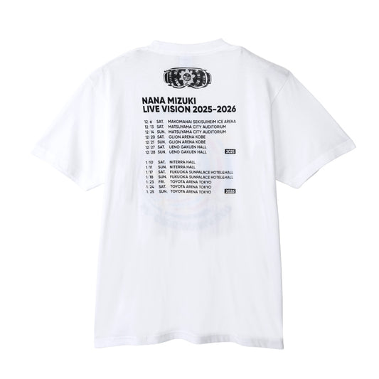 NANA MIZUKI LIVE VISION 2025-2026 T-Shirt B (White)