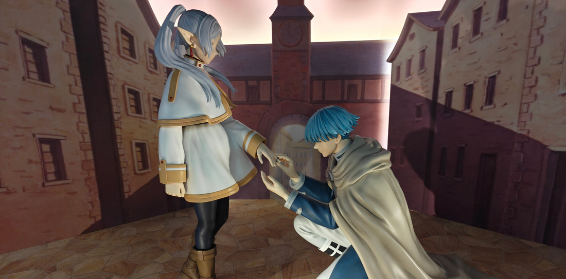 April 1st, 2026 - Hiro Himmel and Frieren Life-Size "Proposal" Statue
