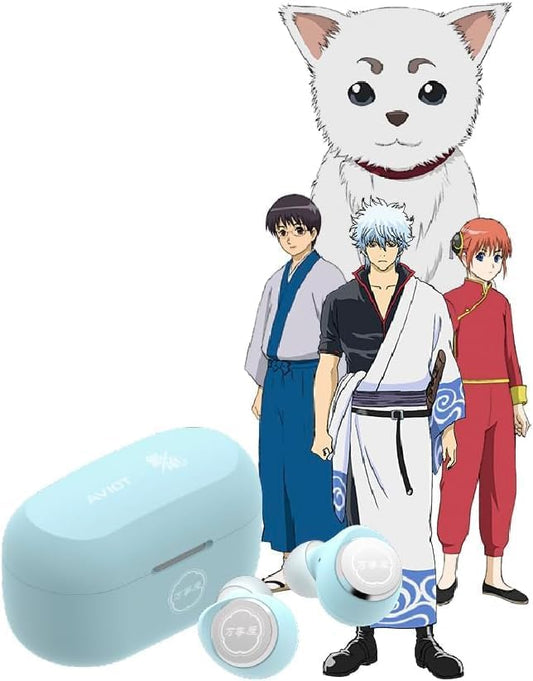 AVIOT TE-V1R-GTY-ASI Gintama Yorozuya Collaboration Wireless Earbuds