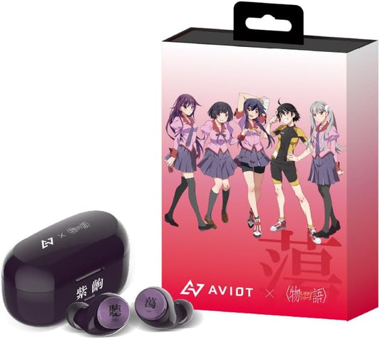 AVIOT TE-D01v-MGT Monogatari Series Anime Wireless Earbuds 蕩(Tore) Model