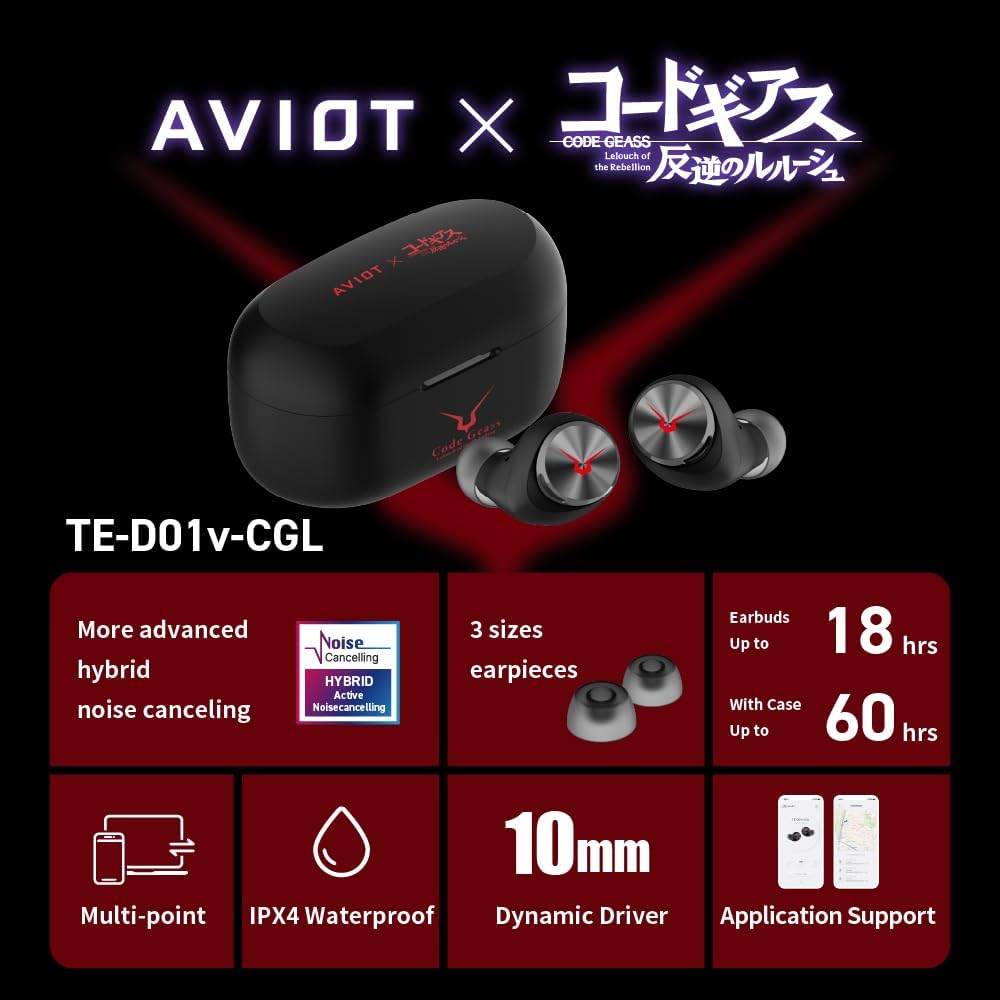 AVIOT TE-D01v-CGL Code Geass Lelouch of the Rebellion collaboration model