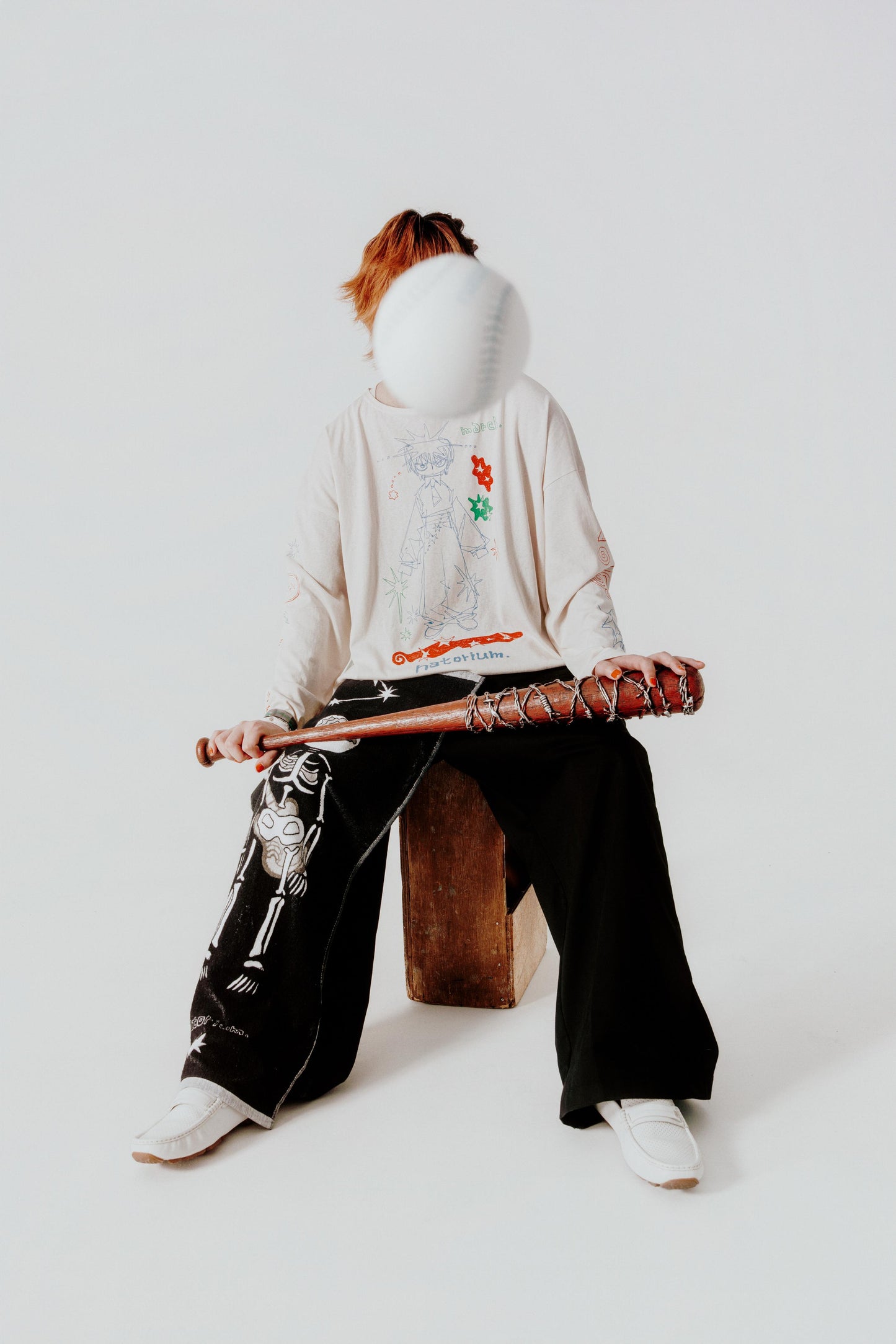 Ivory "March" Long Sleeve Tee