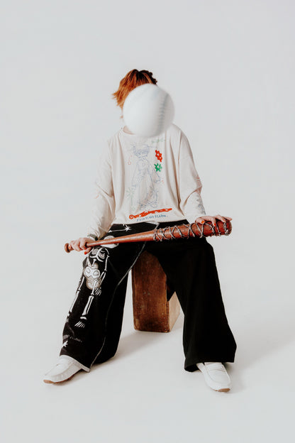 Ivory "March" Long Sleeve Tee
