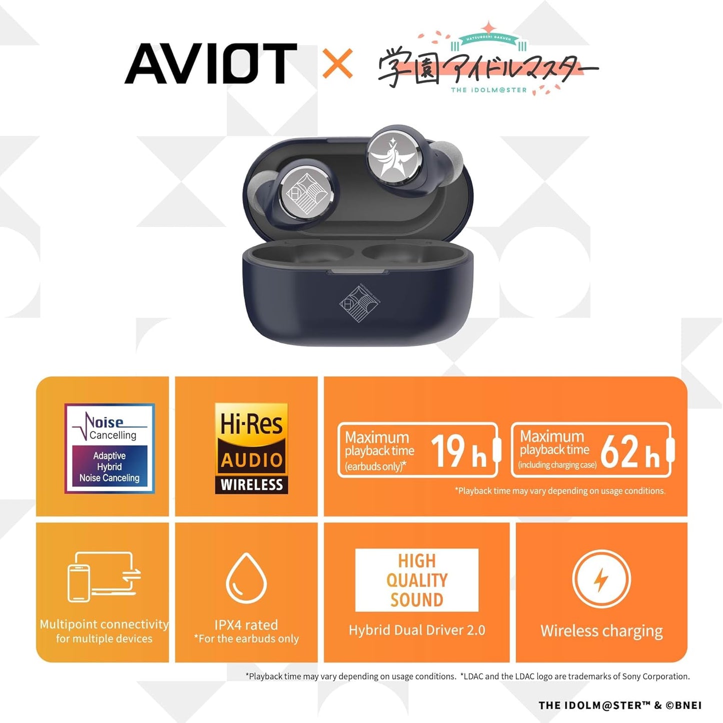 AVIOT TE-V1R-GIM Gakuen Idolmaster collaboration model