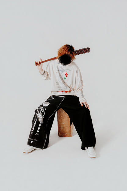 Ivory "March" Long Sleeve Tee