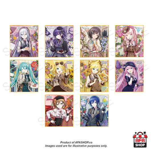 [HATSUNE MIKU: COLORFUL STAGE!] Anniversary/Birthday Card Illustrations 2022-2023 Mini Shikishi Collection C (Nightcord at 25:00 & VIRTUAL SINGER) - 10 Types/Random