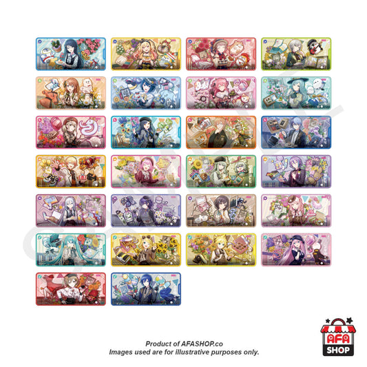 [HATSUNE MIKU: COLORFUL STAGE!] Anniversary/Birthday Card Illustrations 2022-2023 Memo Sticker Collection (26 Types/Random + Rare)