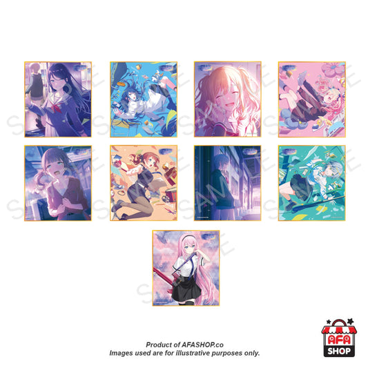 [HATSUNE MIKU: COLORFUL STAGE!] Mini Shikishi Collection Vol.48C The Night Sky We Saw That Day, Towards a Future Somewhere - 9 Types/Random