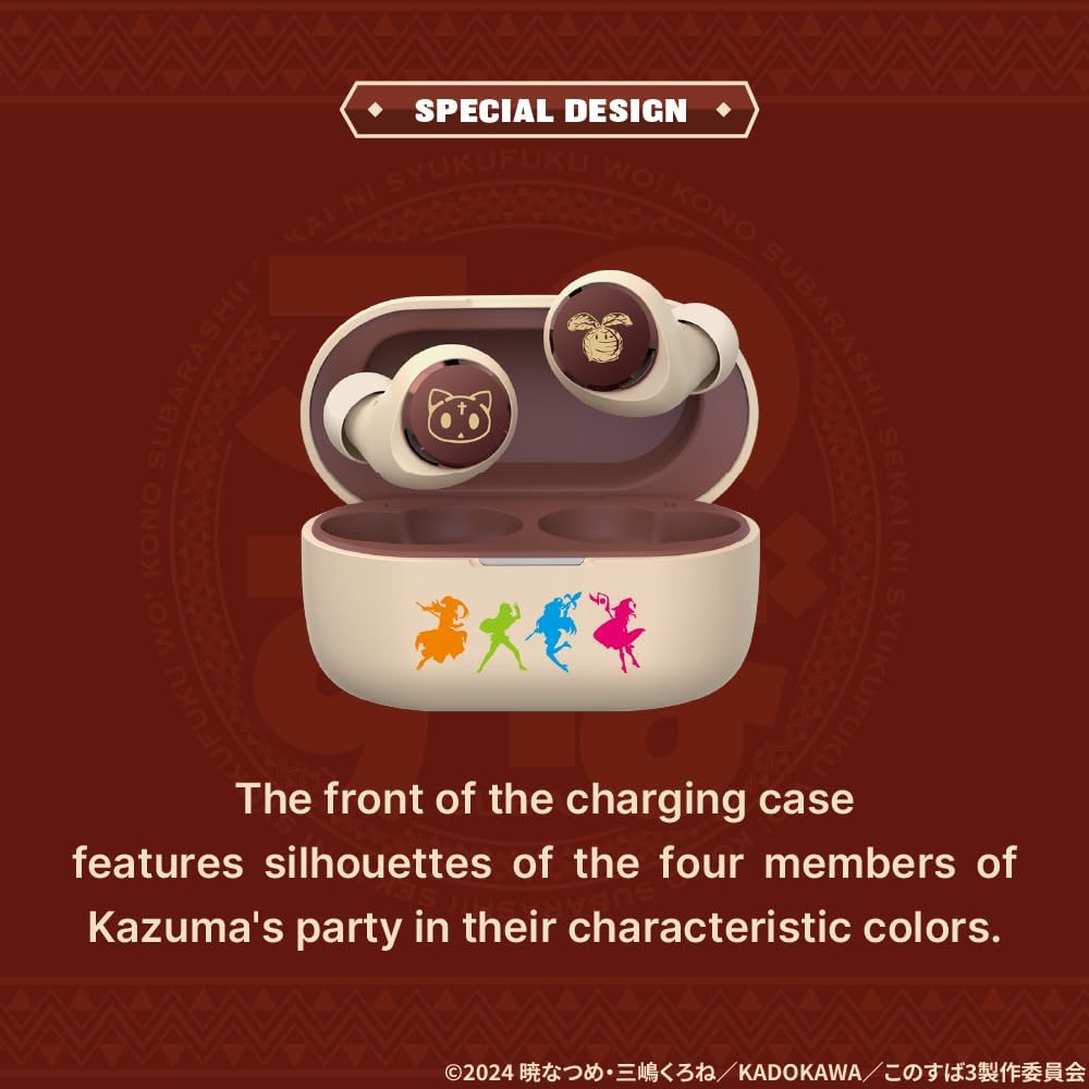 AVIOT TE-D01v-KSB KonoSuba: God's Blessing on This Wonderful World! Wireless Earbuds