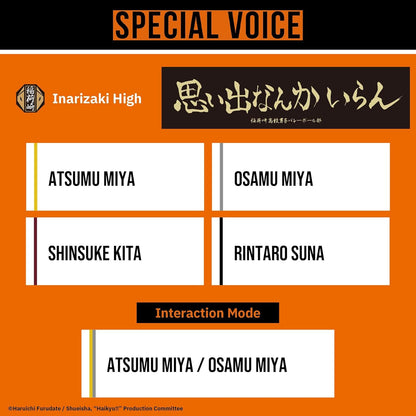 AVIOT TE-Q3-HK Haikyu!! Collaboration Model