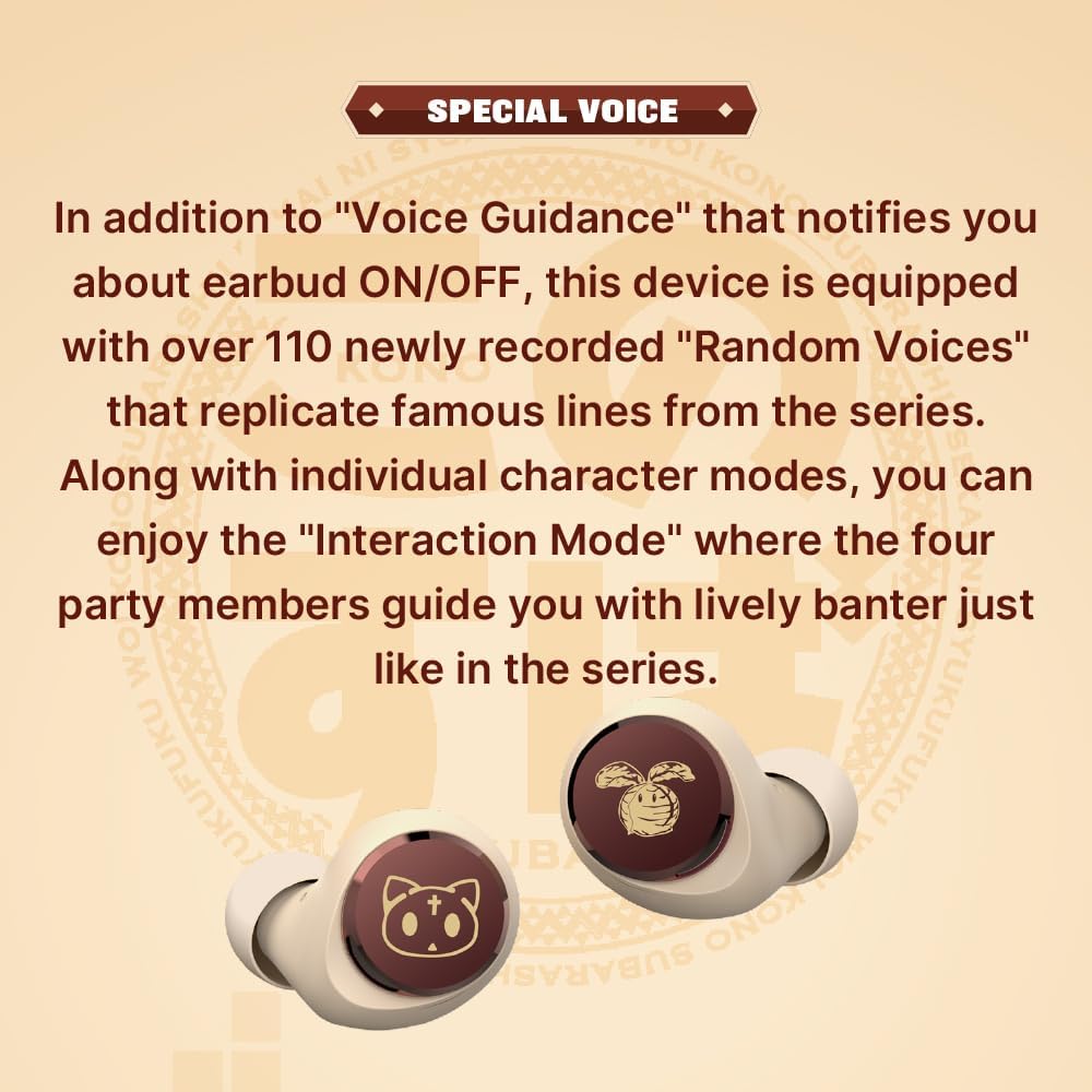 AVIOT TE-D01v-KSB KonoSuba: God's Blessing on This Wonderful World! Wireless Earbuds