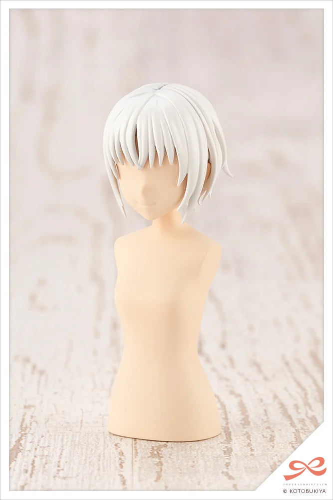 AFTER SCHOOL SHORT WIG TYPE A WHITE & CHOCOLATE BROWN