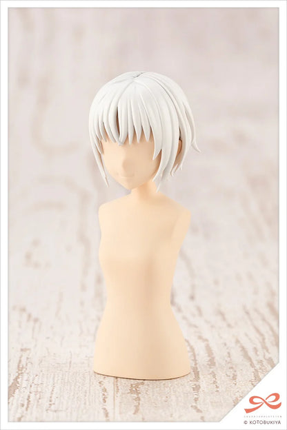 AFTER SCHOOL SHORT WIG TYPE A WHITE & CHOCOLATE BROWN