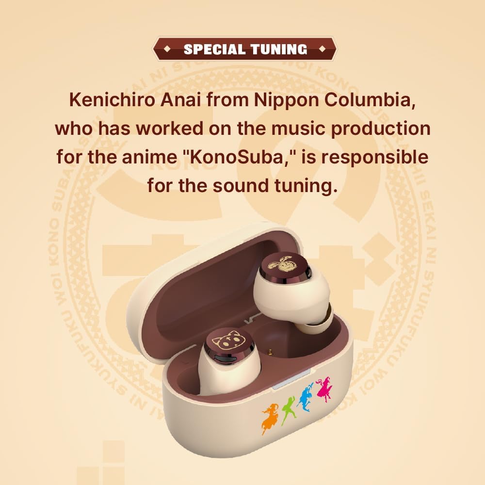 AVIOT TE-D01v-KSB KonoSuba: God's Blessing on This Wonderful World! Wireless Earbuds