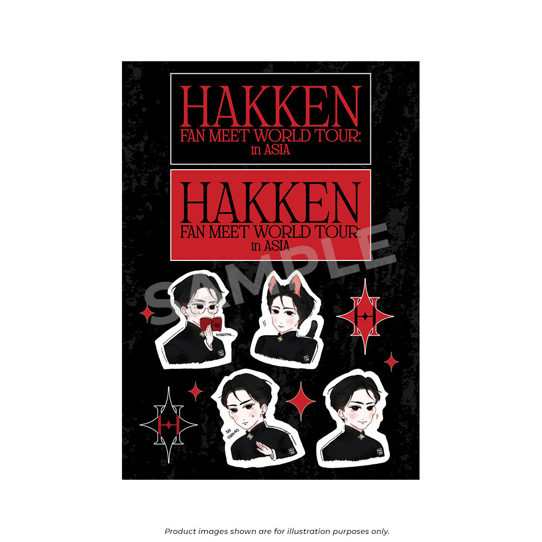 A5 Sticker Sheet - HAKKEN