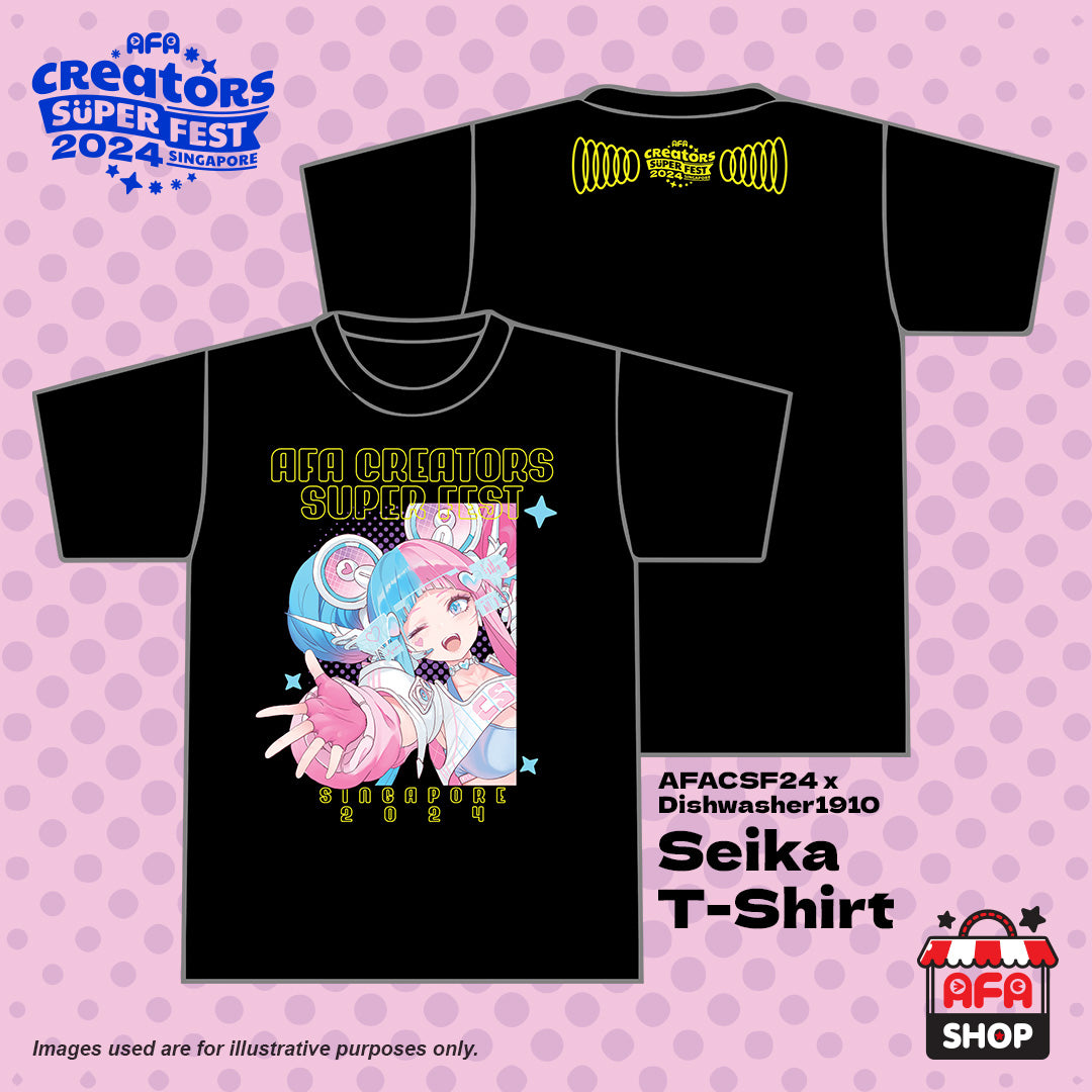 BLACK T-SHIRT - CSF24 x DISHWASHER SEIKA