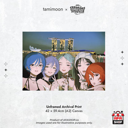 tamimoon - 420*594mm Unframed Archival Print (Selections Available)