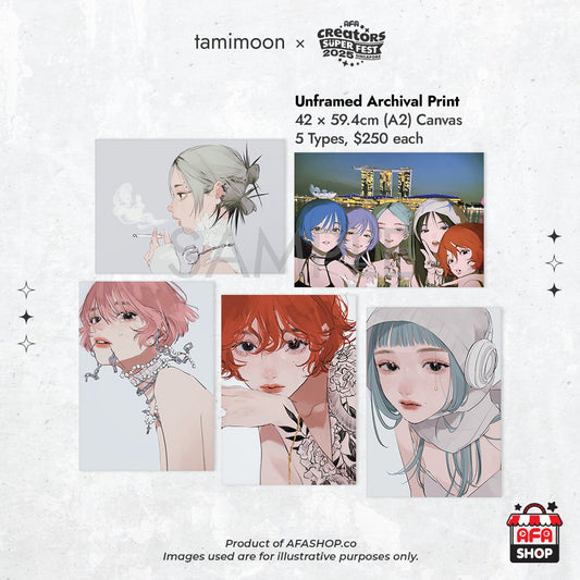 tamimoon - 420*594mm Unframed Archival Print (Selections Available)
