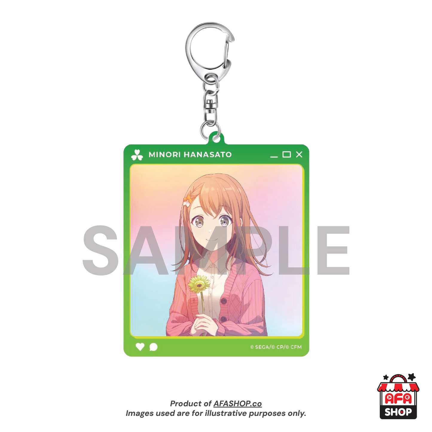 初音未來 COLORFUL STAGE! 四週年紀念壓克力鑰匙圈