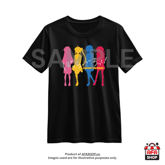 BOCCHI THE ROCK! Black T-Shirt 01